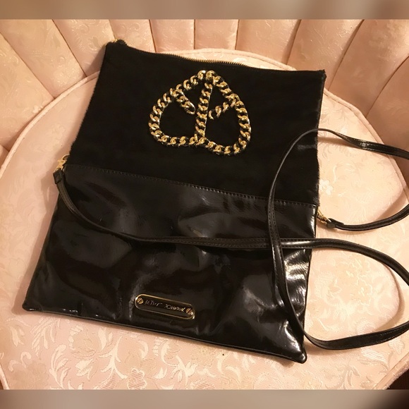 🦋 Rare Betsy Johnson Crossbody! NWOT never used - Picture 3 of 5